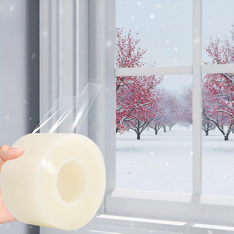 PackYard Transparent Window Seal Weather Sealing Tape 2 Inch x