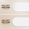 PANA 40 Pieces Large White Pedi File Refill for Stainless