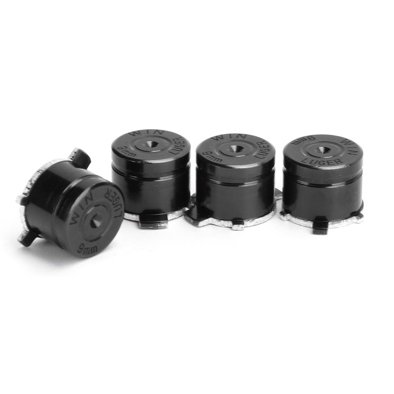 Game Controller Aluminum Alloy Buttons Thumb Stick Set Replacement Parts