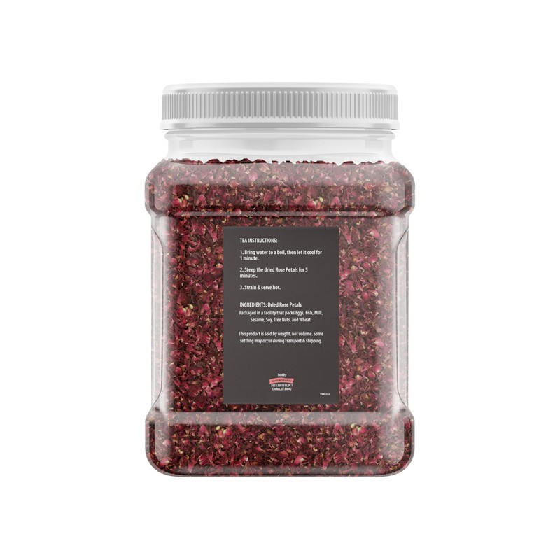 Birch & Meadow 4 Cups of Rose Petals, Edible, Teas,