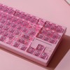 Juego de teclas transparentes de 114 teclas para teclado mecánico