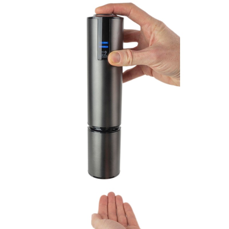 Peugeot Elis Touch Rechargeable Electric Corkscrew With Foil Cutter, Carbone