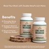 Organic Lions Mane Mushroom Capsules (120 Count), for Brain Support