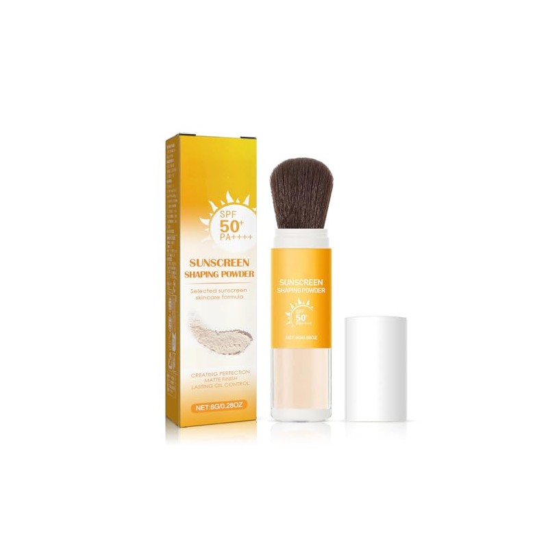 Mineralische Sonnencreme, Sonnenschutz Puder, Mineral Sunscreen Setting Powder for Face