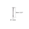 uxcell Small Tiny Hardware Nails Carbon Steel 1.2X8mm(DXL) for DIY