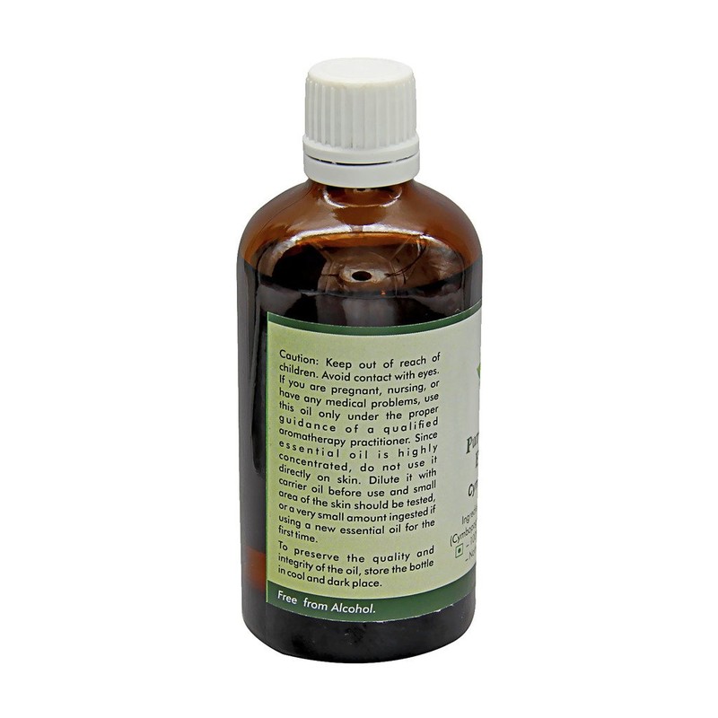 R V Essential Pure Lemongrass Essential Oil 100ml (3.38oz)- Cymbopogon