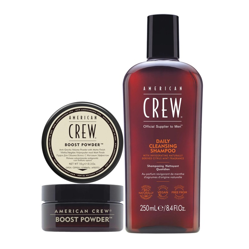 American Crew Daily Cleansing Shampoo & Boost Powder Duo Pack