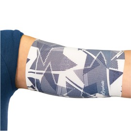 Linphelle PICC line Microfibre Coverpicc, Arm Catheter Masking Tape Made of Breathable Design Fabric, Ideal for PICCs and Glucose Meters, Stars, Size 1