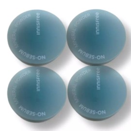 Innisfree 이니스프리 노세범 미네랄 파우더 5g 4개 Innisfree No-Sebum Mineral Powder 5g 4ea