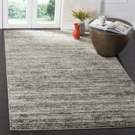 SAFAVIEH Retro Collection RET2133 Modern Abstract Non-Shedding Living Room Bedroom Accent Area Rug, 3' x 5', Ivory / Grey