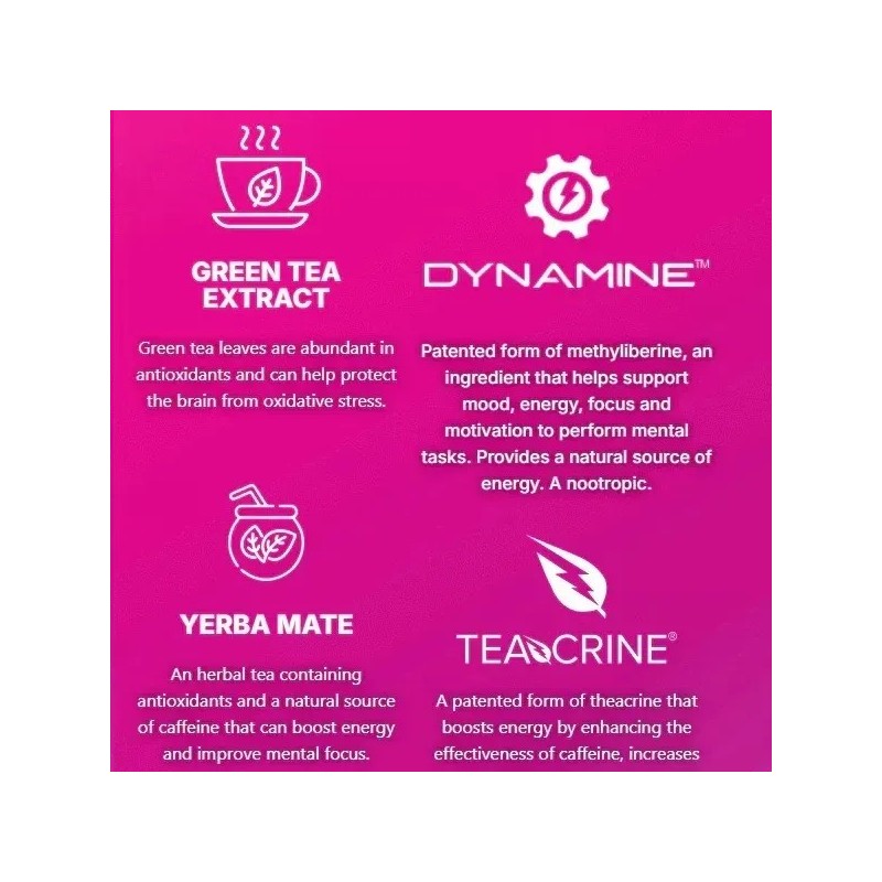 Redcon1 War Games Sin Cafeína Suplemento Nootrópico Enfoque Sabor Peach