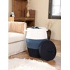 26"x20" Tall Extra Large Storage Basket with Lid, Cotton Rope