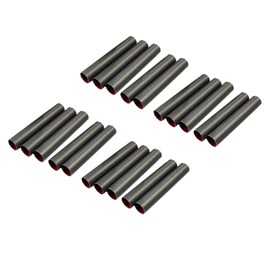 rukauf Foam Roll Moulds Small (8 cm x 1.3 cm) Non-Stick Coated Teflon Traditional Baking Mould Iridescent Curl Shape Straight Tube Piping Nozzles Cream Rolls (20)