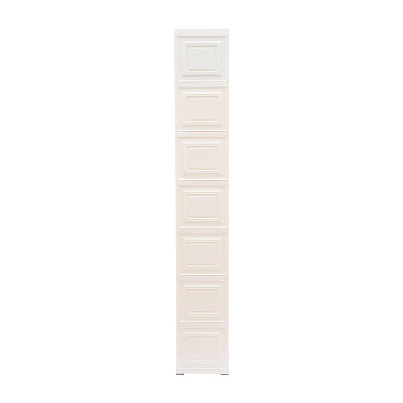 8 Drawers Narrow Storage Cabinet with Wheels,Slim Floor Cabinets,Rolling Organizer
