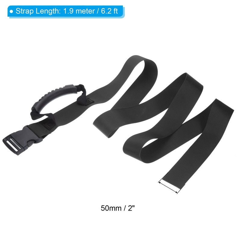 PATIKIL Carrying Strap with Handle, 2 Pack Adjustable Nylon Belt