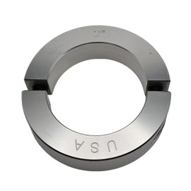 Coastal Shaft Collars – 2.00" Bore Diameter - Clamping Two Piece Shaft Collar - 2024 Aluminum (1 Pack)