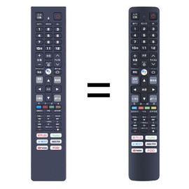 TV Remote Control RC610JJR4 for TCL Smart TV with Voice Function TCL Remote Control (RC610-JJR4)