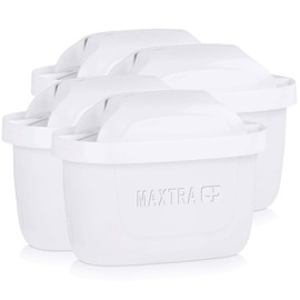 BRITA filter cartridges MAXTRA + in a pack of 4 - cartridges for all BRITA water filters for the reduction of lime, chlorine and taste-disturbing substances in tap water