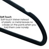 Elama Hangers Heavy Duty Clothes Hanger Set, Black