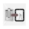 Stainless Steel Paddle Handle Toolbox Lock Paddle Latch Flush Mount