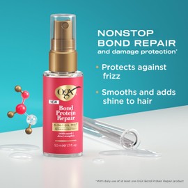 OGX OGX Repair & Protect Bond Protein Repair 3-in-1 Oil Mist, Multi-Benefit Hair Oil Protects Dry, Damaged Hair Against Frizz, Strengthens, & maintains Shine, 1.7 fl. oz
