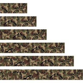 White Water Archery Laminated Woodland Deer Camo Arrow Wraps 15 pk Choose Length Width (4, 1)