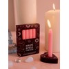 12 Magic Spell Candles - Friendship Pink 10cm