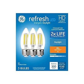 GE Refresh 40-Watt EQ Daylight Dimmable Light Bulbs (3-Pack)