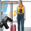 sundee Travel Neck Wallet with Double Zippers, RFID Blocking Passport