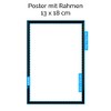 artboxONE Poster with Black Frame 18 x 13 cm Typography