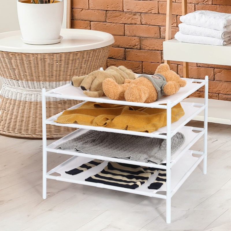 STORAGE MANIAC Sweater Drying Rack, Mesh Clothes Drying Rack, Stackable