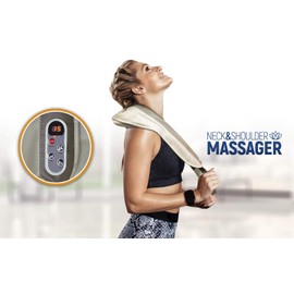 Eternal Living Neck Back and Cervical Massager | Percussive Massager with Soft and Deep Kneading Massage Ideal for Neck, Back, Shoulder, Feet
