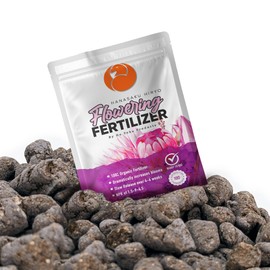 Ho Yoku Bonsai Fertilizer Pellets for Flowering Trees - Bonsai Food Designed for Bougainvillea, Azalea, Wisteria, and Other Trees - Increase Blooms with This Slow Release Granular Bonsai Tree Fertilizer