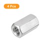 4Pcs M6 x 1-Pitch 30mm Length 304 Stainless Steel Metric