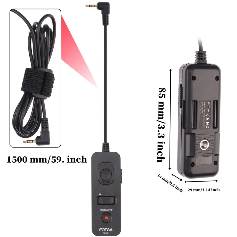 Hersmay 39.4 Inch Remote Control Release Cable for Panasonic GH2