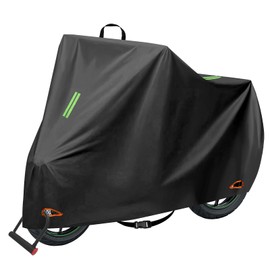 CICMOD Motorbike Cover 210D Windproof Motorcycle Cover for Scooter Moped Street Off Road Scrambler Motorbike Fits Length up to 96"