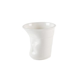 JinRu BaoHua Ceramic pleated water cup, irregularly shaped coffee cup 200ml