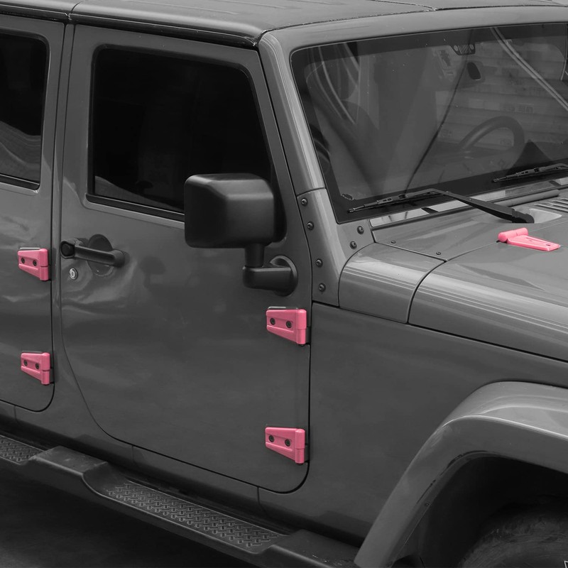 CheroCar Door Hinge Cover &Tailgate Hinge Cover Exterior Accessories Decoration