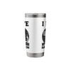 Badminton Player Shuttlecock Stainless Steel Insulated Tumbler