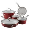 Ayesha Curry Home Collection Nonstick Cookware Pots and Pans Set,