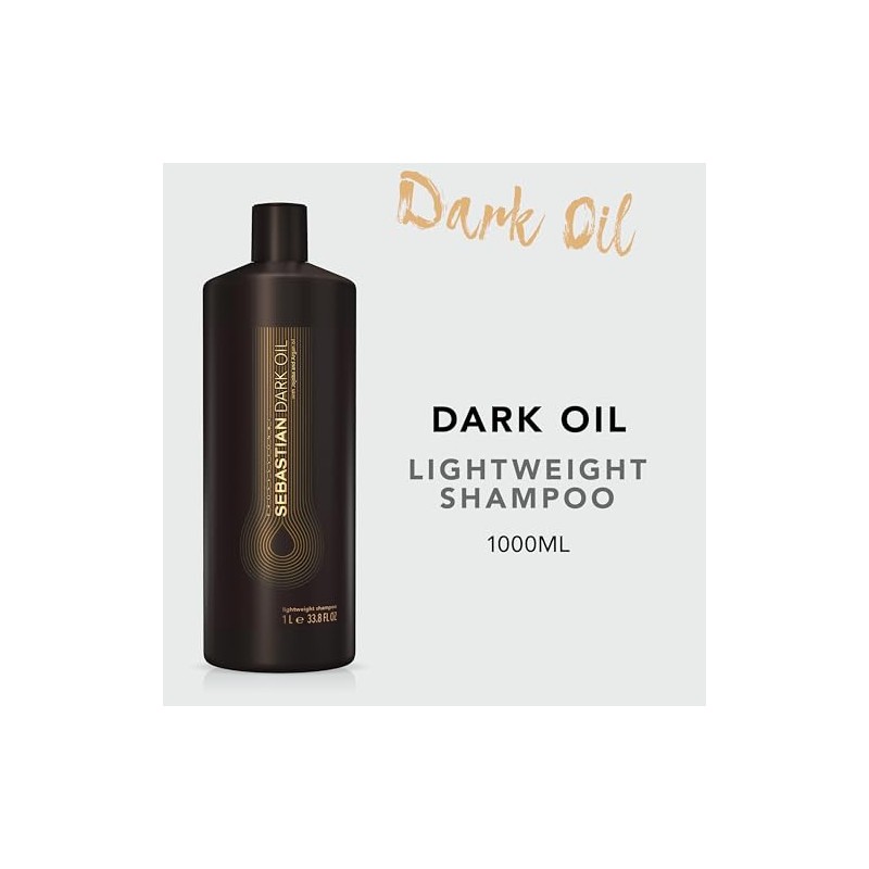 Sebastian Professional Dark Oil Shampoo Ligero Brillo y Suavidad