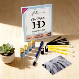 J.Denis Brow Henna Kit Profesional Cejas Perfectas HD Tinte Natural                                                                                   