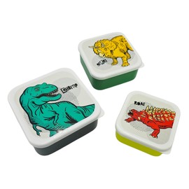 ARKRAFT Tirex Set of 3 Children's Lunch Boxes Dinosaur Design for Picnic School (Tirex Lunch Box)