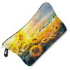 Livel lhood Sunflower Makeup Bag Field of Sunflowers Small Toiletry