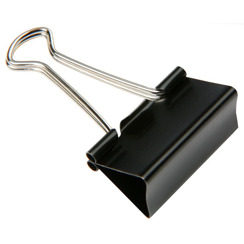 SBS® Binder Clips, 19 mm, Pack of 30, Metal Clips,