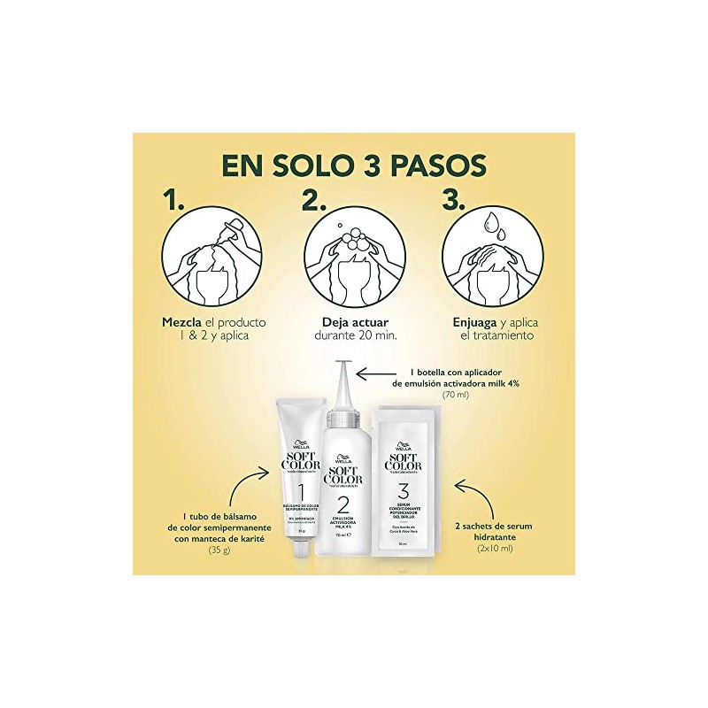 Soft Color Tinte Semi Permanente 20 Negro | Crema, Agua,