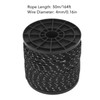Reflective Camping Rope Texture Weaving 164ft 4mm Polyester Parachute Cord