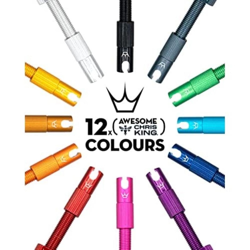 Peaty's x Chris King (MK2) Tubeless Valves, 60mm, Slate