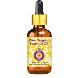 Deve Herbes Pure Oregano Essential Oil (Origanum vulgare) with Glass Dropper Steam Distilled 5ml (0.16 oz)