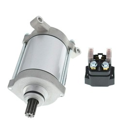 Compatible with Starter & Relay Solenoid for Yamaha Grizzly 660 YFM660 2002-2008 ATV New